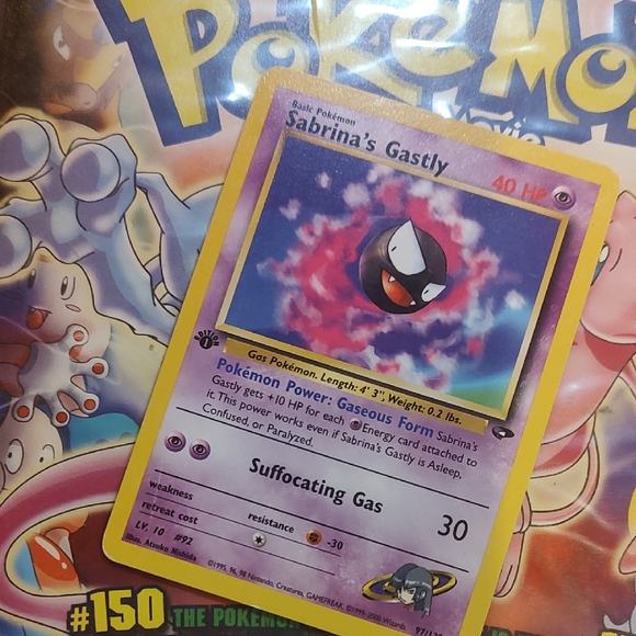 Pokemon/ Sabrina's Gastly Trading Card